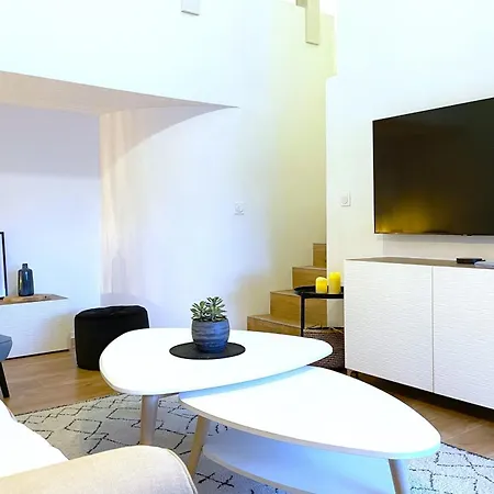 Le White Pearl - Marina - Terrasse Apartmán